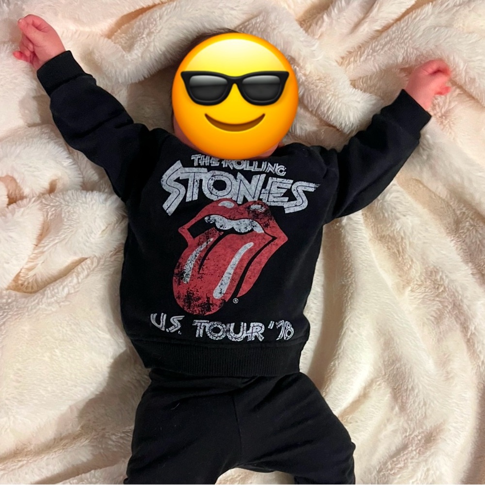 The Rolling Stones Sweatshirt 0-3M